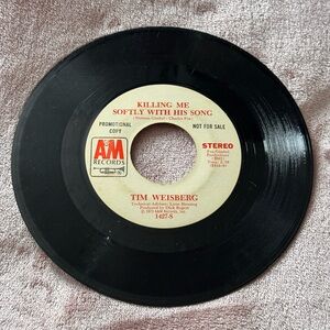 Killing Me Softly With His Song - Tim Weisberg 7” Vinyl Record (1973) (PROMO)